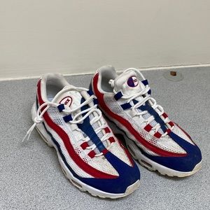Air max nike red white and blue